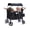 Deep Black, variant on ICEEIF 4 Seater Wagon Stroller for Kids, Foldable Stroller Wagon with Snack Tray, Large Storage Bags, Phone Cup Holder, Removable Canopy and Adjustable Push Handle, Gray