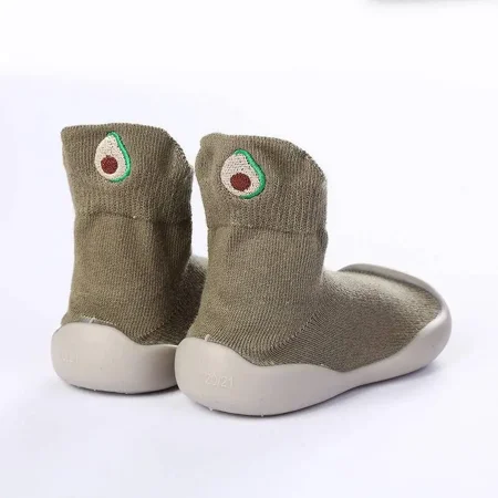

GEDER-S Toddler Baby Sock Shoes Non-slip Floor Socks With Fruit Print