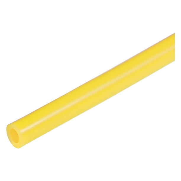 Uxcell Tubo de Silicona, 4mm ID x 7mm OD 3.3ft Tubo de Caucho Alta Temperatura para Transferencia de Bomba Amarillo