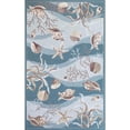 thumbnail image 2 of 39" X 63" X 0.'25" Seafoam Polyester Rug, 2 of 2