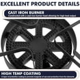 thumbnail image 5 of Frizi Single Burner Camping Stove, 200000 BTU Heavy Duty Propane Gas Stove, Tripod Stand with Adjustable Regulator & Steel-Braided Hose, 5 of 6