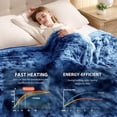 thumbnail image 4 of Electric Heated Blanket Twin Size - 62"x84" Heating Blanket Twin Size 1/2/4/6/8 Hours Auto-Off 10 Heat Level Over-Heat Protection Luxury Faux Fur Sherpa ETL Certification, 4 of 4