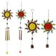 thumbnail image 3 of Campanas De Viento De Sol Retro Campanas De Viento Al Aire Libre Campanas De Viento Musicales Tubo Arte Del Hierro Decoración Colgante Con Vidrio Transparente De Color Para Balcón Decoración Noticed HA025247-01, 3 of 7