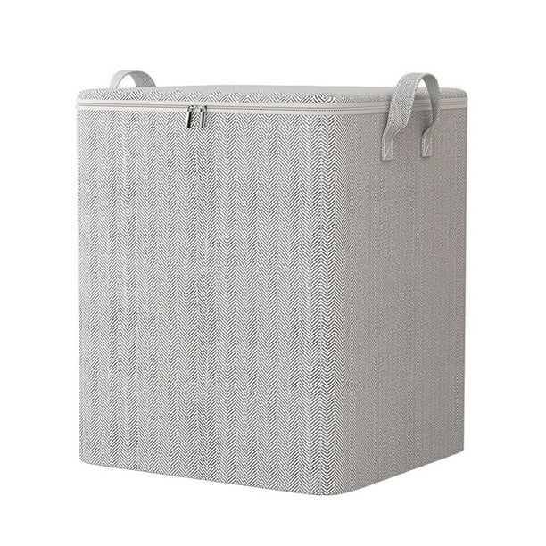 HWRETIE Bolsa de almacenamiento grande,no tejida,con cremallera,organizador de ropa,colcha,manta,cesta de almacenamiento,bolsa organizadora de viaje,bolsa de ropa de gran capacidad