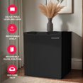 thumbnail image 2 of Frigidaire 1.6 Cu. ft. Mini Refrigerator with Built-in Freezer, Compact Refrigerator with Door Storage, Black, 2 of 10
