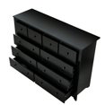 thumbnail image 3 of Tcbosik Dresser with 10 Storage Drawers, 51.9" Chest of Drawers for Bedroom, Living Room, Hallway, Black, 3 of 8