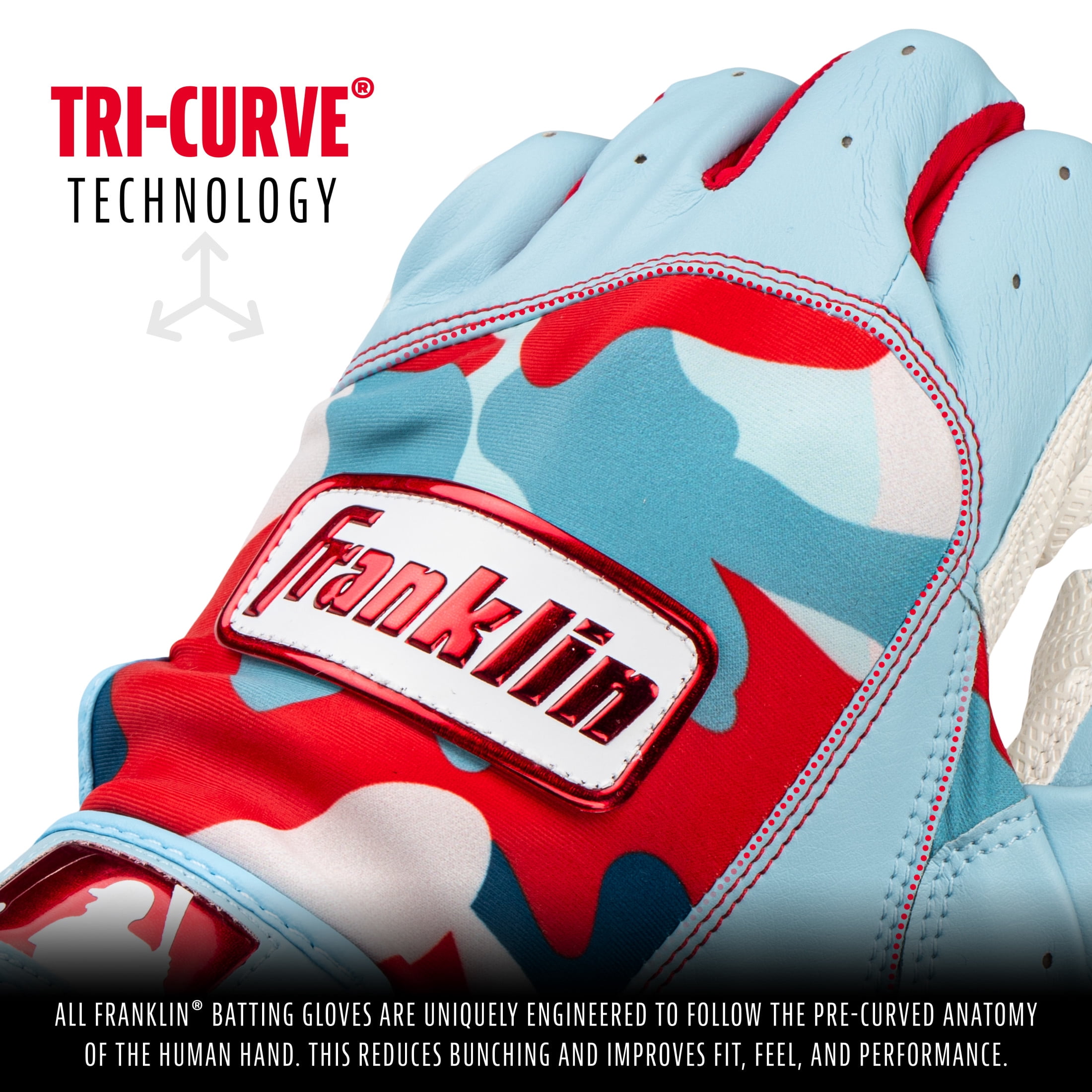 Franklin Sports Adult Digitek Gloves Baseball Batting Gloves (Men's)