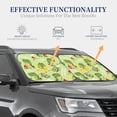 thumbnail image 4 of Bingfone Cute Dinosaurs Cartoon Print 2-Piece Sun Shade Front Windshield - Foldable Car Front Window Sunshades For Most Sedans Suv Truck - Medium, 4 of 7