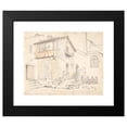 thumbnail image 2 of Wilhelm Marstrand 18x15 Black Modern Framed Museum Art Print Titled - Friend, Shoemaker's House in Nemi (1837), 2 of 5