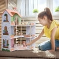 thumbnail image 6 of AQSQ Doll House Girls Toy, Rooms and Balcony Dollhouse Furniture and Accessories , Birthday Christmas Gift for Girls Toddlers Age 3 4 5 6 7 8 9 10, 6 of 7
