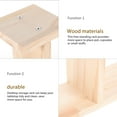 thumbnail image 3 of 1 Set Wood Plant Stand Succulent Windowsill Shelf Flower Display Holder Rack Cake Cupcake Stand, 3 of 4