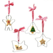 Gingerbread Kisses Sleigh Shaped Cookie Cutter Christmas Ornament