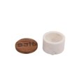 thumbnail image 3 of Round Marble Salt and Pepper Pots - Set of 2, 3 of 4