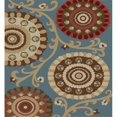 thumbnail image 1 of Mayberry Rug HOB8193 8X10 7 ft. 10 in. x 9 ft. 10 in. Home Basics Carousel Area Rug, Blue, 1 of 1