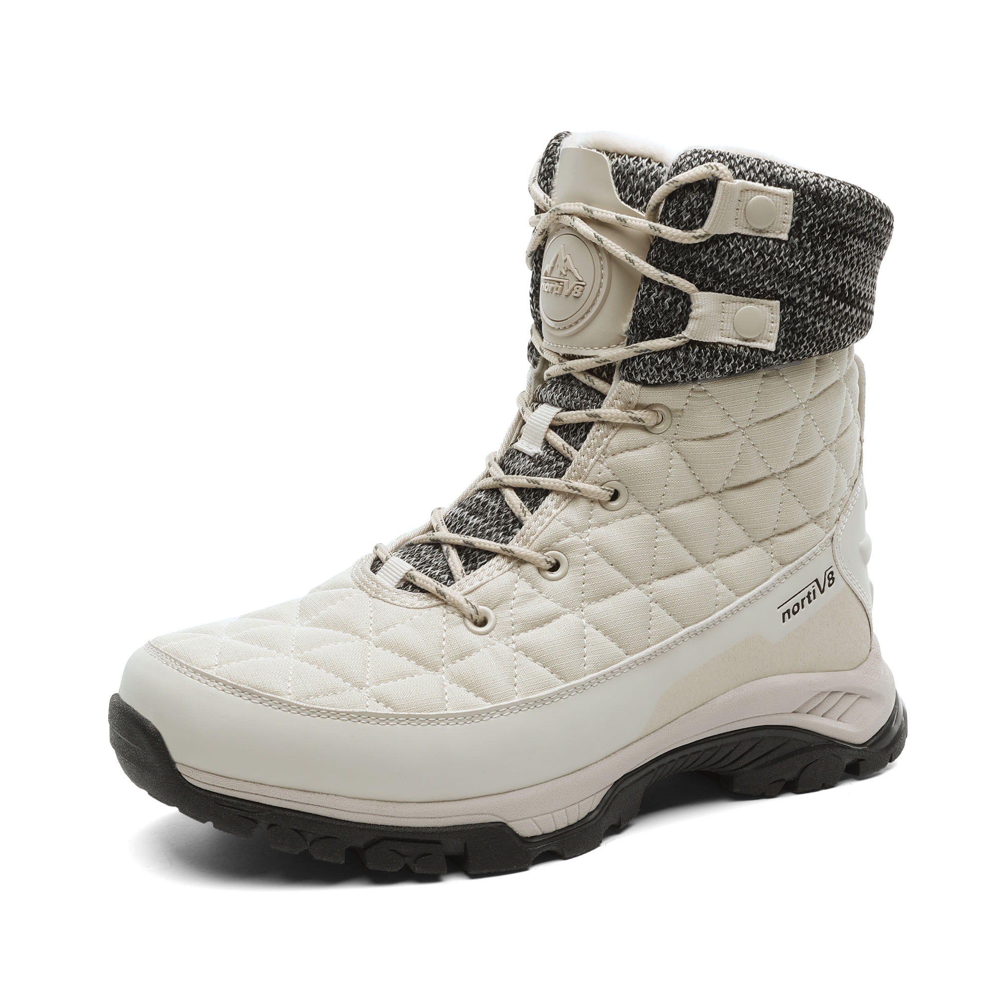 oversøisk Converge mønster NORTIV 8 Women's Snow Winter Boots Hiking Lightweight Insulated Lace Up  Ankle Boot SNSB223W OFF-WHITE Size 7 - Walmart.com