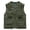 Army Green, variant on Men’s Lightweight Breathable Mesh Utility Vest, Multi-Pocket Outdoor Sleeveless Jacket for Fishing, Hiking, Travel, Photography and Summer Work(Orange/L)