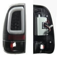 thumbnail image 2 of AKKON - For 1997-2003 Ford F150 99-07 F250 F350 F450 F550 SuperDuty LED Tube Black Tail Brake Lamps Left+Right Side Pair, 2 of 7