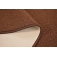thumbnail image 4 of Custom Size Runner Rug Skid Resistant Backing Rug Runner Solid Brown Color Cut to Size Roll Runner Rugs By Feet Customize in USA Facility, 4 of 8