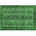 thumbnail image 1 of Ahgly Company Indoor Rectangle Abstract Emerald Green Modern Area Rugs, 8' x 12', 1 of 4
