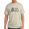 thumbnail image 1 of CafePress - Three 3 Cats - Light T-Shirt - CP, 1 of 1