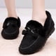thumbnail image 5 of Zapatos de felpa para mujer, ropa de invierno, zapatos de mujer cálidos con forro polar, zapatos de algodón sin cordones, zapatos de guisantes de moda, 5 of 6