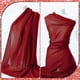thumbnail image 3 of Tela de tul rojo brillante de 1,74 x 1,16 yardas. Tul brillante con lentejuelas., 3 of 9