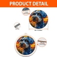 thumbnail image 2 of Schnauzer Stained Glass Suncatcher Ornament – Holiday Ornament with Text for Loved Ones, Family & Friends, Christmas 2025 Decoration, 2 of 6