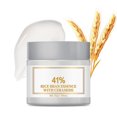 thumbnail image 2 of Fiudx Crema Facial de Salvado de Arroz, Hidratante Reafirmante con Ceramidas, Reduce Arrugas, Mejora La Elasticidad de La Piel, Fórmula Antiedad, 50 G de Peso Neto, Hidratación Nutritiva, Absorción R, 2 of 6