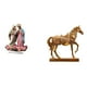 thumbnail image 1 of Escultura De Caballo De Acrílico, Decoración única De Escritorio, Adorno De Mesa DIY, Figura De Animal, Estatua De Resina Grabada Para El Hogar, La Oficina, Regalo De Vacaciones, 1 of 8