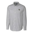 thumbnail image 2 of Men's Cutter & Buck  Charcoal New Orleans Saints Helmet Stretch Oxford Stripe Long Sleeve Button-Down Shirt, 2 of 3