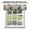 White Khaki, variant on Kitchen Cafe Valance Curtain for Small Windows,Winter Owls Christmas Berry Rod Pocket Short Valances,42x12in