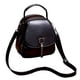 thumbnail image 2 of Mini mochila de piel sintética para mujer con cremallera, bolsa de almacenamiento, pequeña, ligera y sencilla. Negro, 2 of 9