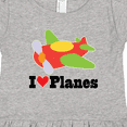 thumbnail image 4 of Inktastic I Love Planes Cute Airplane Girls Toddler Dress, 4 of 5