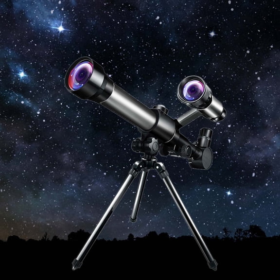cpengpj Kids Astronomy Telescope 20X-40X Magnification with Tripod and 3 Eyepieces, Portable for Children Beginners Ages 5-12, Educational Science Toy for Stargazing and Exploration