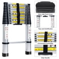 thumbnail image 4 of SogesPower 20.3 FT Aluminum Telescopic Extension Ladder,EN131 Standard,Multi Purpose Home Or RV Telescoping Ladder,Portable,Folding,with Non-Slip Feet,Silver, 4 of 7