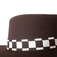 thumbnail image 3 of Txlixc Fedora para niños con correas a cuadros Txlixc  moda, 3 of 7