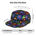 thumbnail image 6 of Uemuo Colorful Floral Pattern Women's Baseball Cap,Straight Brim Hat,Golf Dad Hat,Travel Hat,Sun Protection Cap,Everyday Accessory, 6 of 9