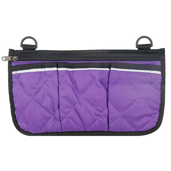 AUQ Wheelchair Bag,Wheelchair Accessories,Side Bag,Purple