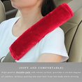 thumbnail image 2 of Almohadilla de hombro para cinturón de seguridad de piel de oveja sintética suave para una conducción más cómoda, compatible con adultos y niños jóvenes: automóvil, camión, SUV, avión Sincero Hogar, 2 of 5