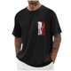 thumbnail image 1 of Tops para hombre, blusas y camisas de cuello redondo y manga corta para hombre, blusas casuales de cuello redondo con estampado de moda para hombre, blusas de cuello redondo y manga corta, camisas par, 1 of 5
