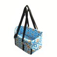 thumbnail image 1 of Mistaha Car Seat for Pets with Armrest Design, Small Dog or Cat Safety Booster Seat, Factory Direct Sale, Front Seat Protector, Blue Checkered, Oxford Cloth Material, 42*23*24cm, Lightweight,, 1 of 6