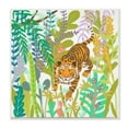 thumbnail image 4 of The Stupell Home Decor Bright Jungle Tiger in the Brush Illustration Wall Plaque Art, 4 of 5