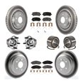 thumbnail image 1 of Transit Auto Front Rear Wheel Hub Bearings Assembly Coated Disc Brake Rotors and Semi-Metallic Pads Kit (10Pc) for Car 2016-2022 Honda Pilot AWD - Left Right Side (Driver Passenger) KBB-130520, 1 of 10