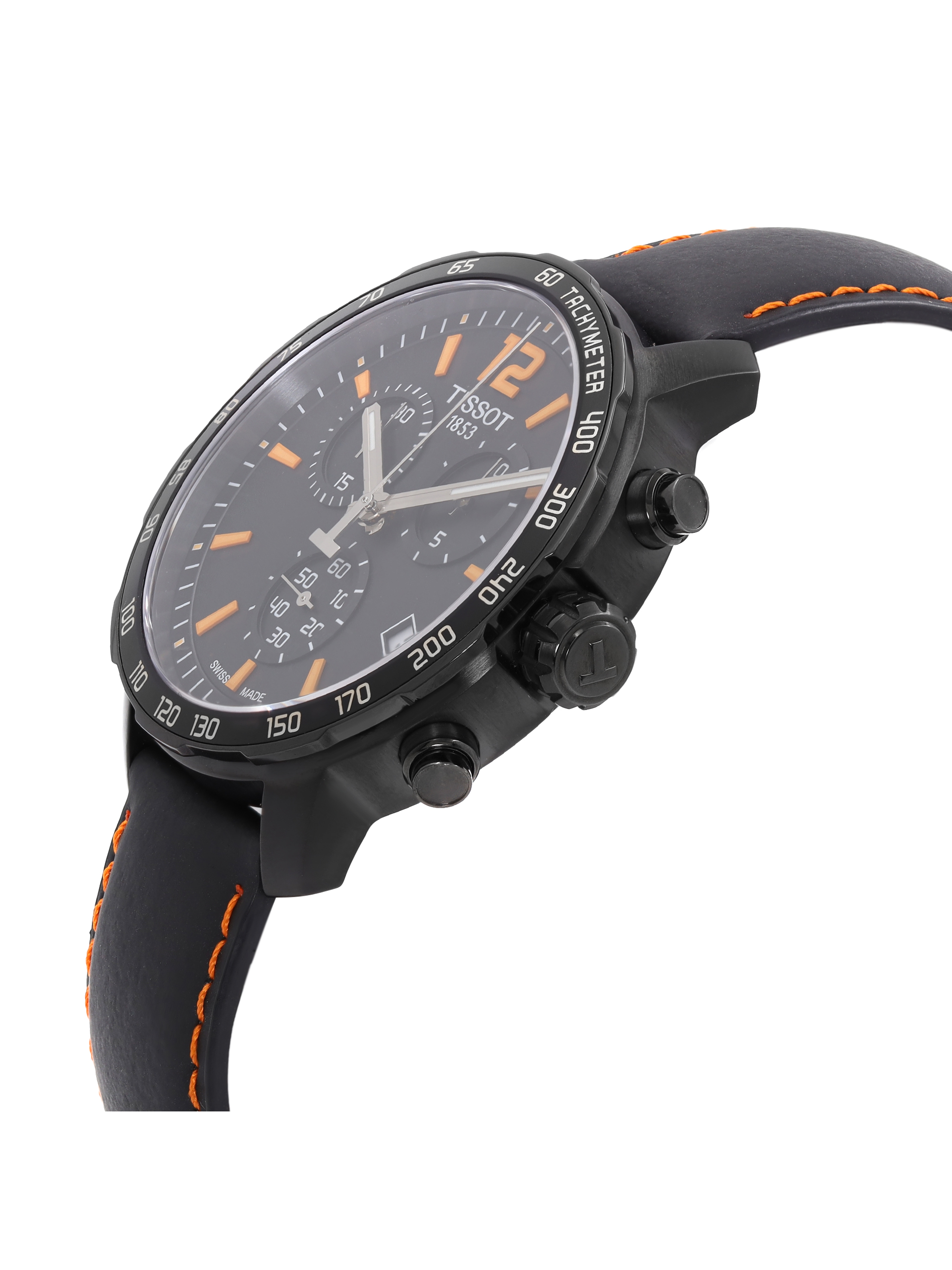 Buy Tissot Quickster Chronograph Steel Black Dial Quartz Watch  T095.417.36.057.00 Online in Saudi Arabia. 835385501