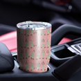 thumbnail image 4 of 30oz Pink Christmas Tree Pattern Tumblers Stainless Steel Tumbler with Lid and Straw,Vacuum Insulated Double Wall Travel Tumbler Cups Mug with Cleaning Brush for Coffee,Tea, 4 of 7