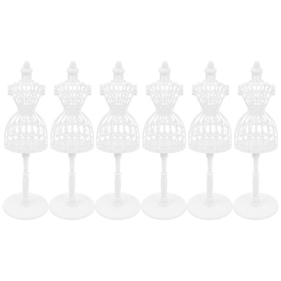 landege 6PCS Dress Form Dress Clothes Gown Display Mannequin Model Stand Skirt Craft Hollow Body Manikin for Children Kids