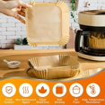 thumbnail image 5 of Square Air Fryer Paper 100-Pack - 17cm Disposable Compatible with Philips, Braun, 5 of 5
