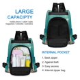 thumbnail image 6 of FORMRS Women's Travel Backpack Purse Anti-Theft Hidden Pockets Casual Shoulder Bag, Green Ocean Pattern, 6 of 7