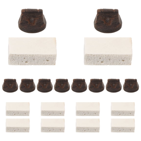 HOMEMAXS Durable Wooden Foam Erhu Muffler Easy to Use for Guitar Instruments Assorted Color Size 10 Set