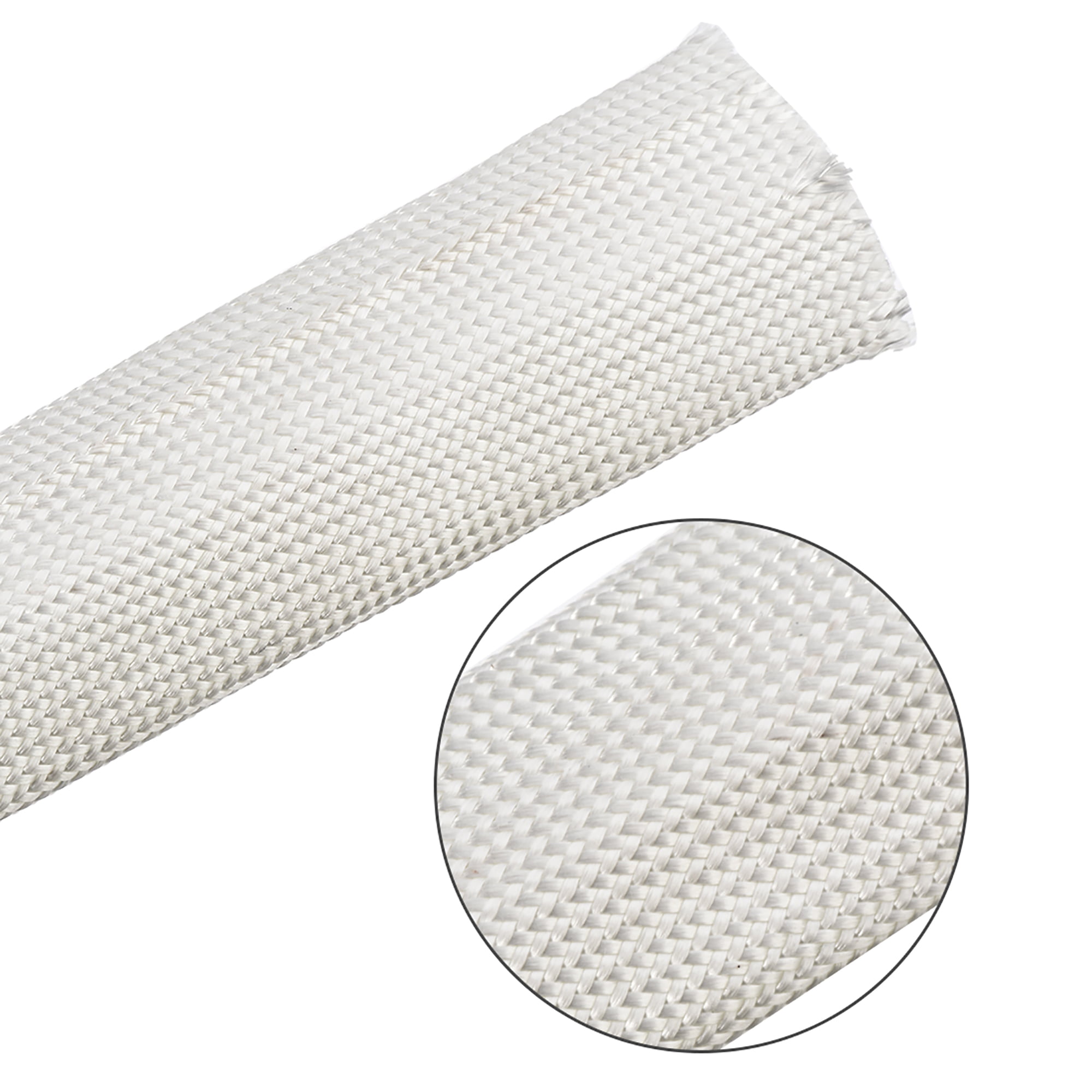 Φ1mm-50mm White/Black Glass Fiber Insulation/Fireproof Insulation Sleeve  600°c